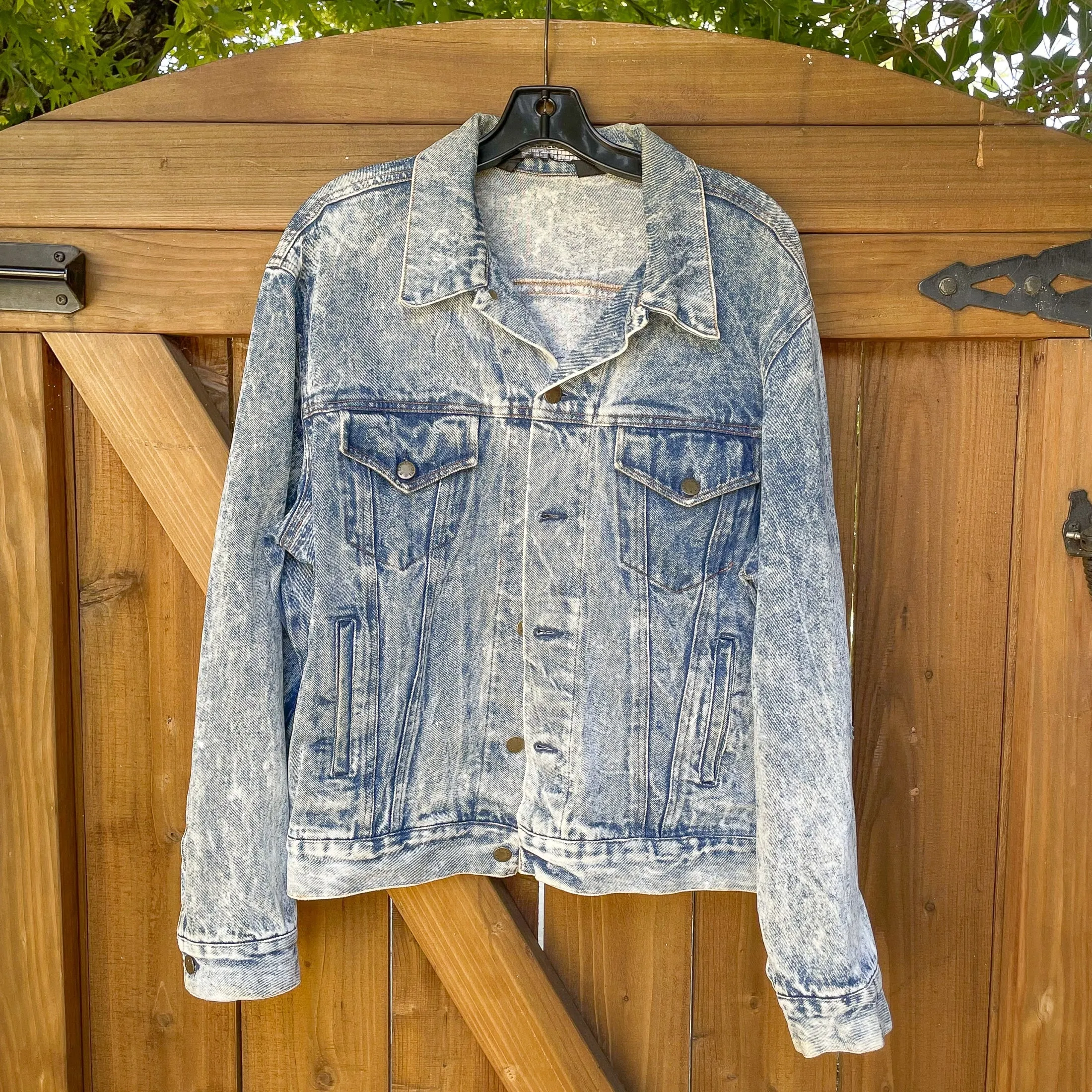80s Acid Washed Denim Jacket Grateful Dead Patches, Dead Head Denim Jacket, Grunge Rocker