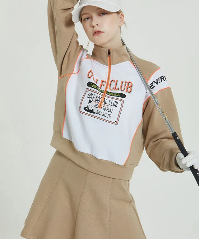 Any Day Jersey Flare - Beige