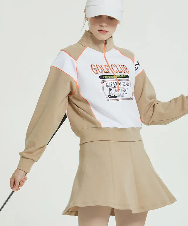 Any Day Jersey Flare - Beige