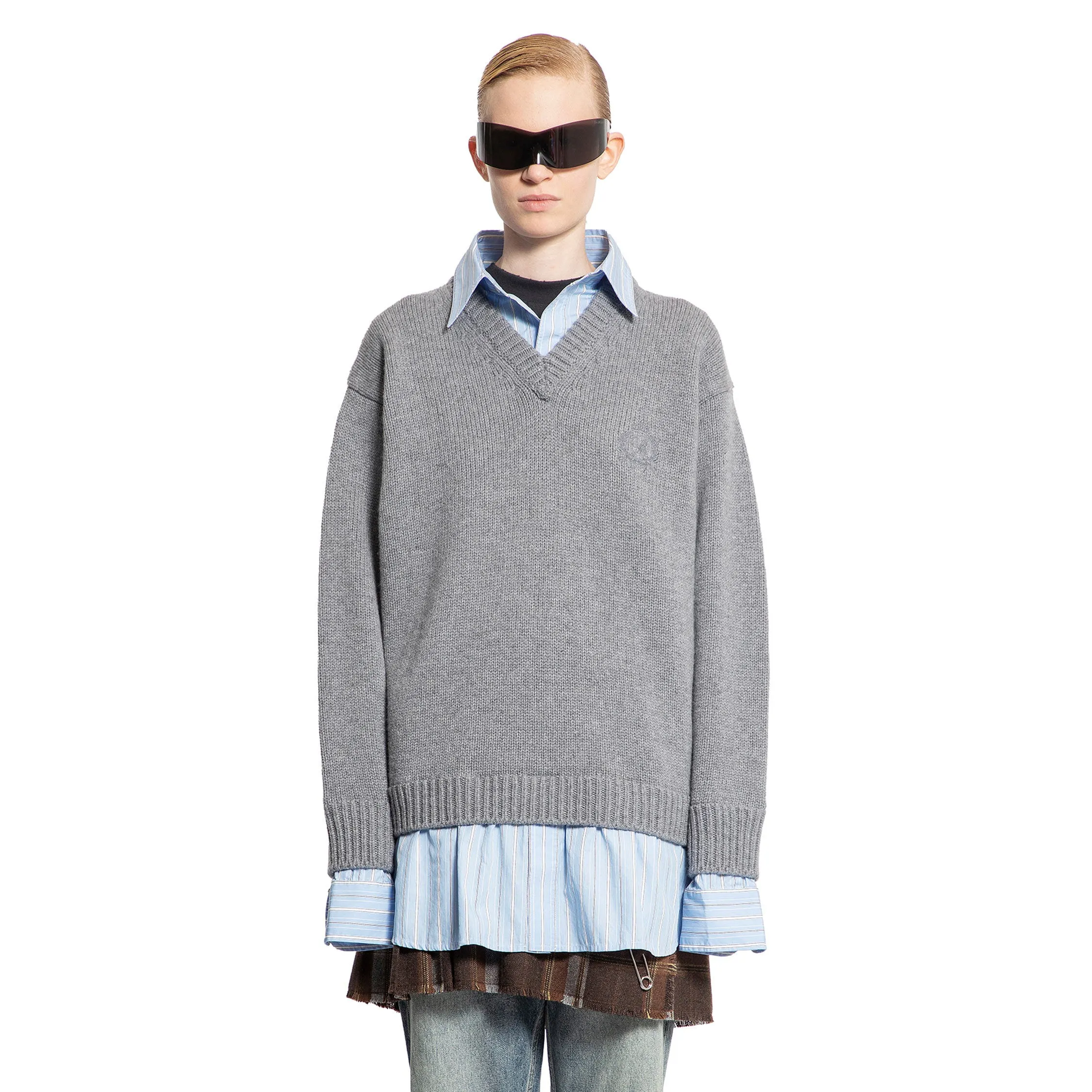 BALENCIAGA WOMAN MULTICOLOR KNITWEAR