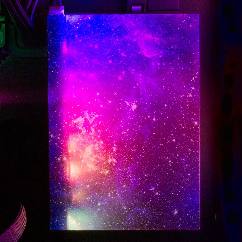 Blue Space RGB HDD Cover Vertical