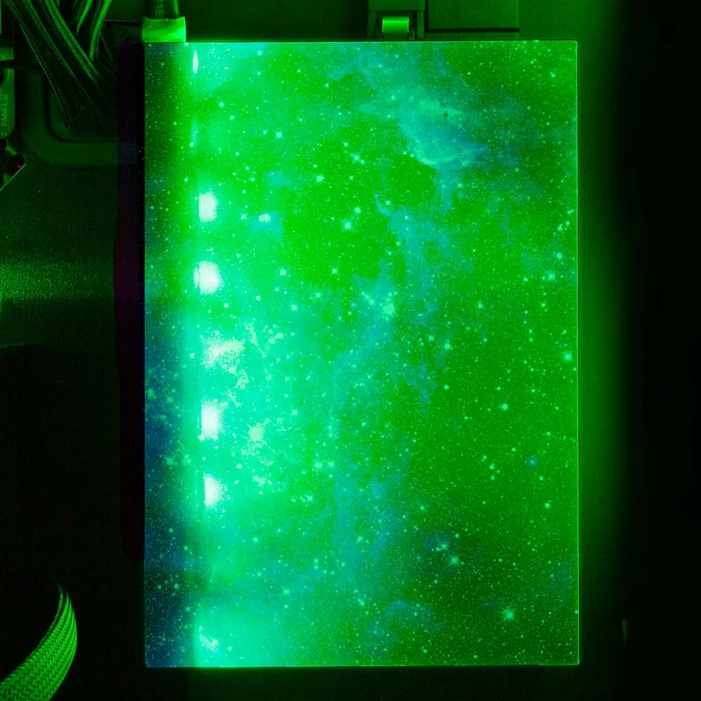 Blue Space RGB HDD Cover Vertical