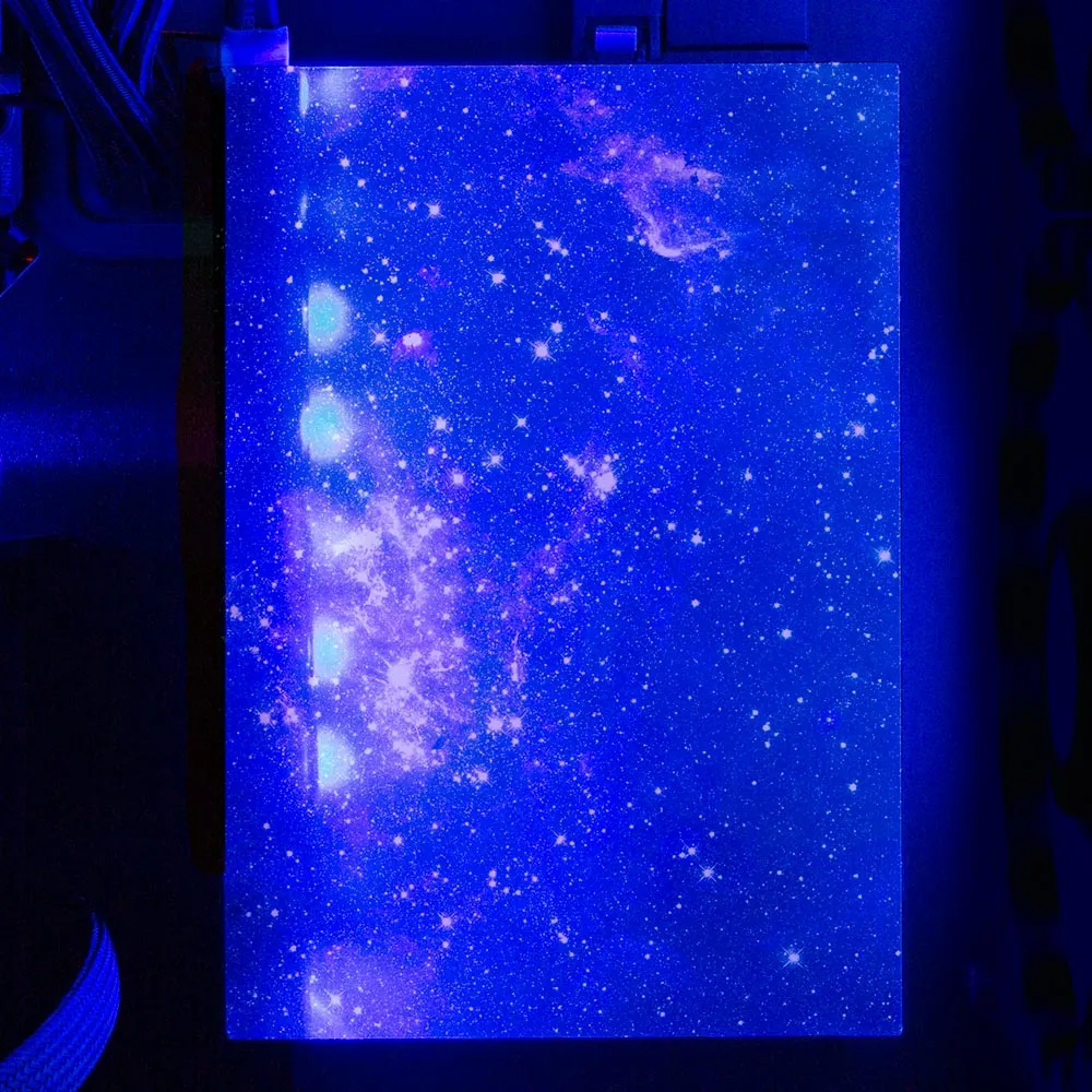 Blue Space RGB HDD Cover Vertical