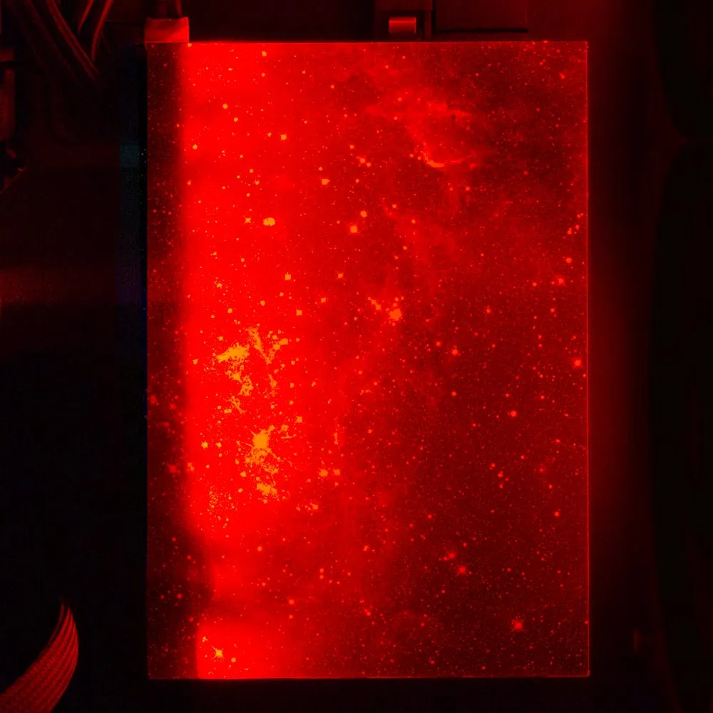 Blue Space RGB HDD Cover Vertical