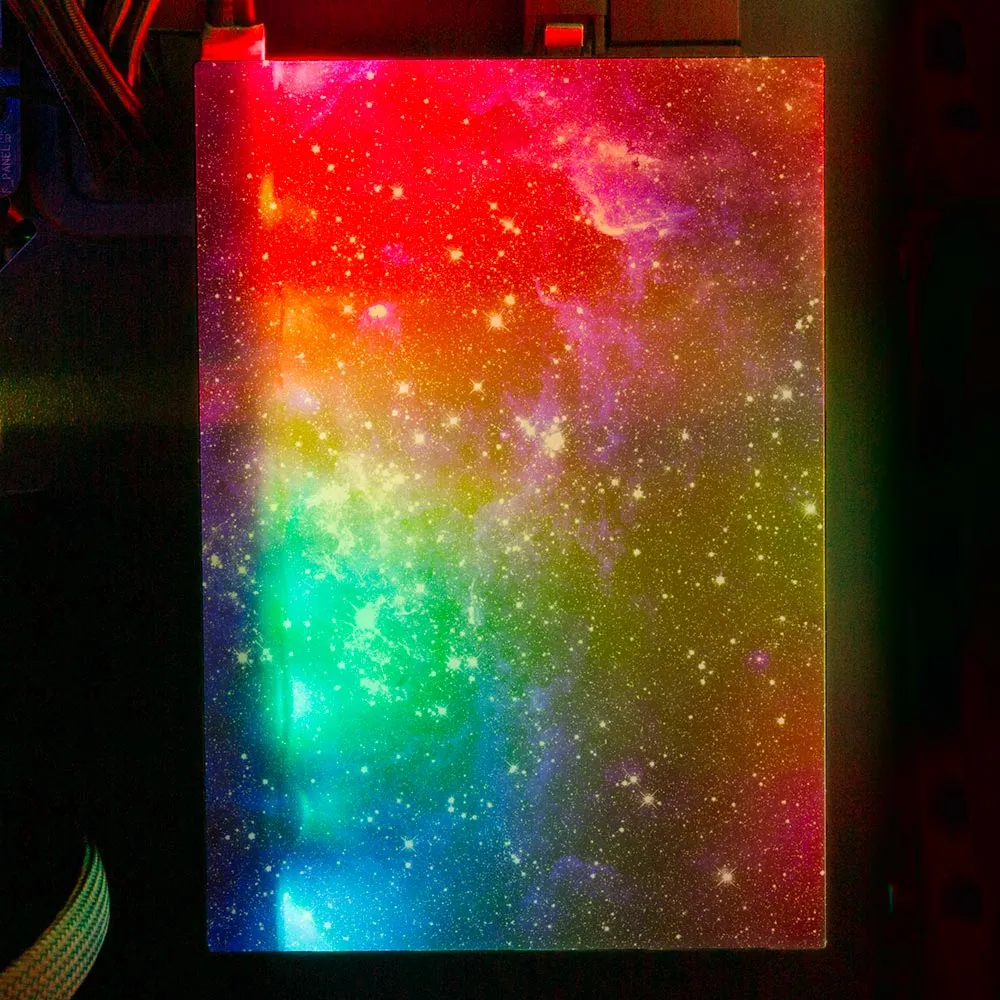 Blue Space RGB HDD Cover Vertical