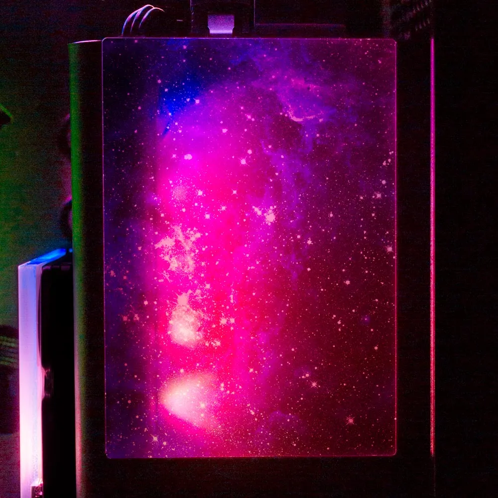 Blue Space RGB SSD Cover Vertical
