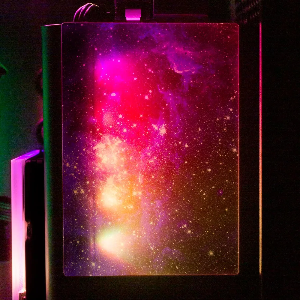 Blue Space RGB SSD Cover Vertical