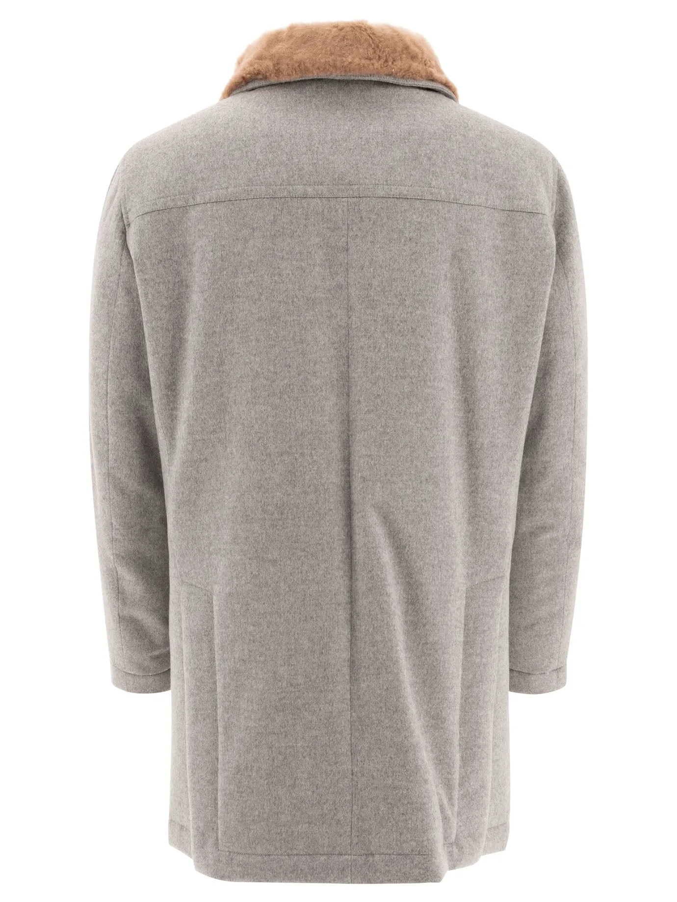 BONDED CASHMERE BEAVER COAT