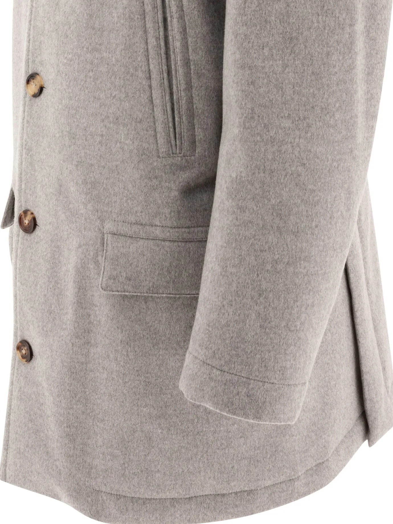 BONDED CASHMERE BEAVER COAT