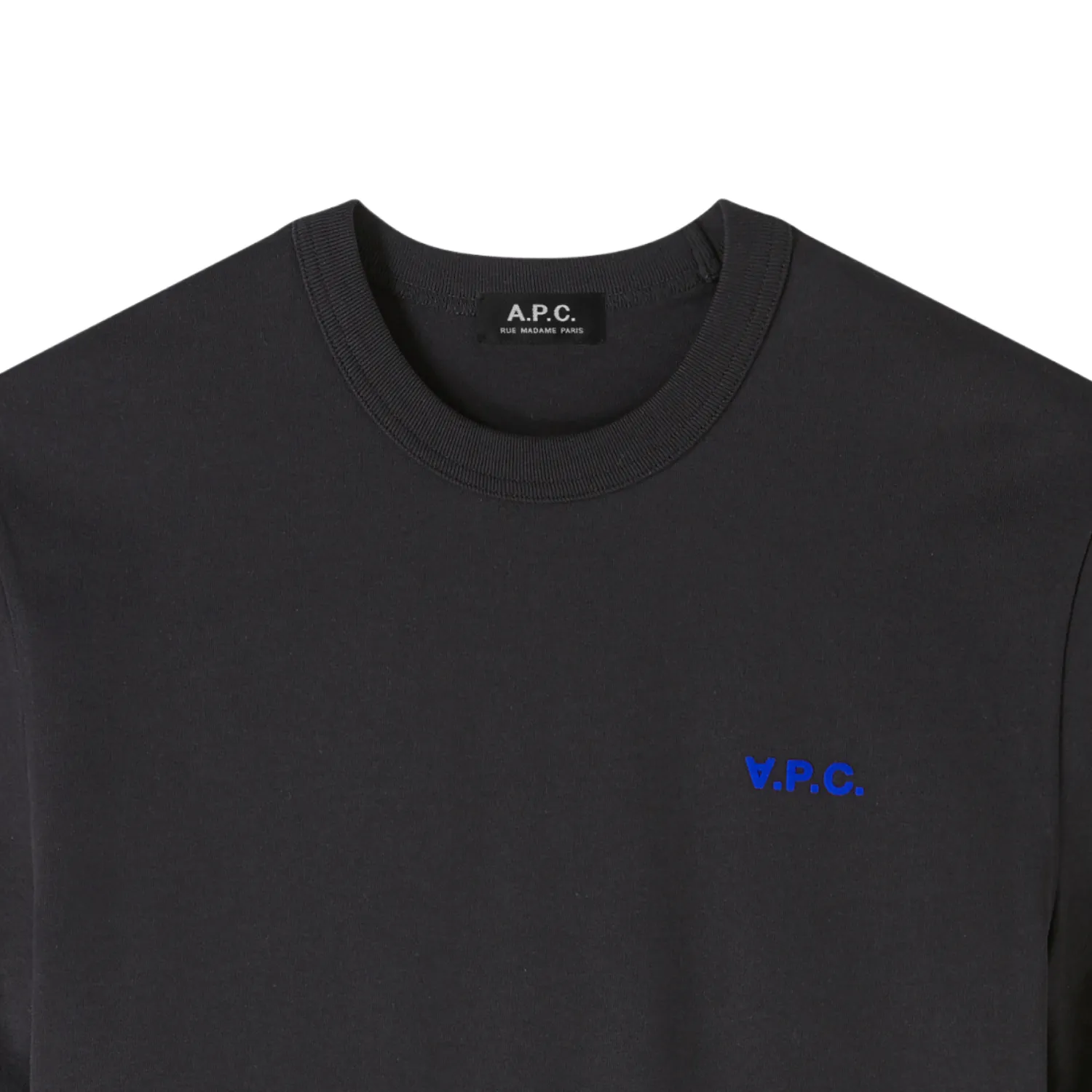 Boxy Petit VPC T-Shirt - Noir/Bleu