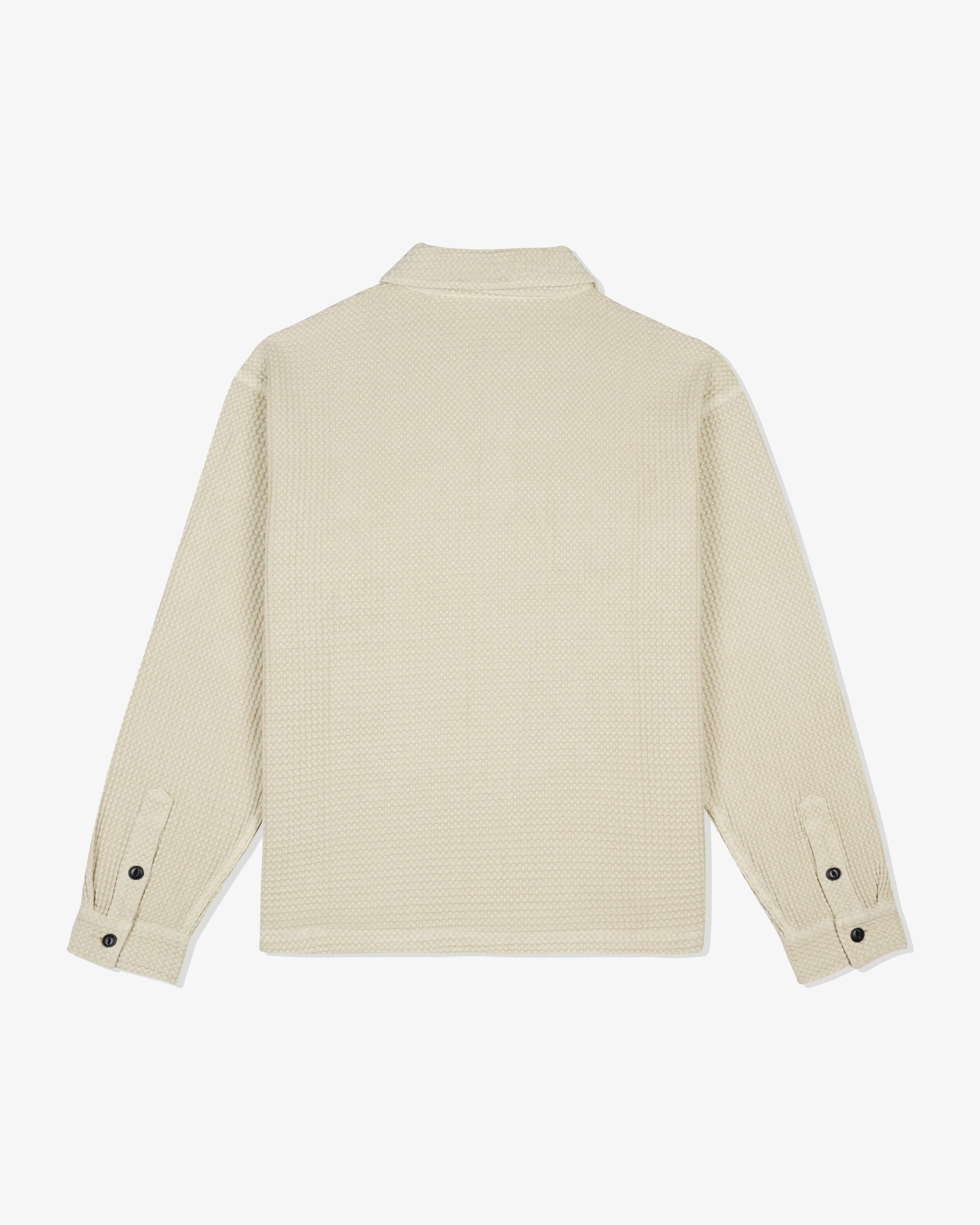 Brain Dead - Men's Waffle Button Front Shirt - (Tan)
