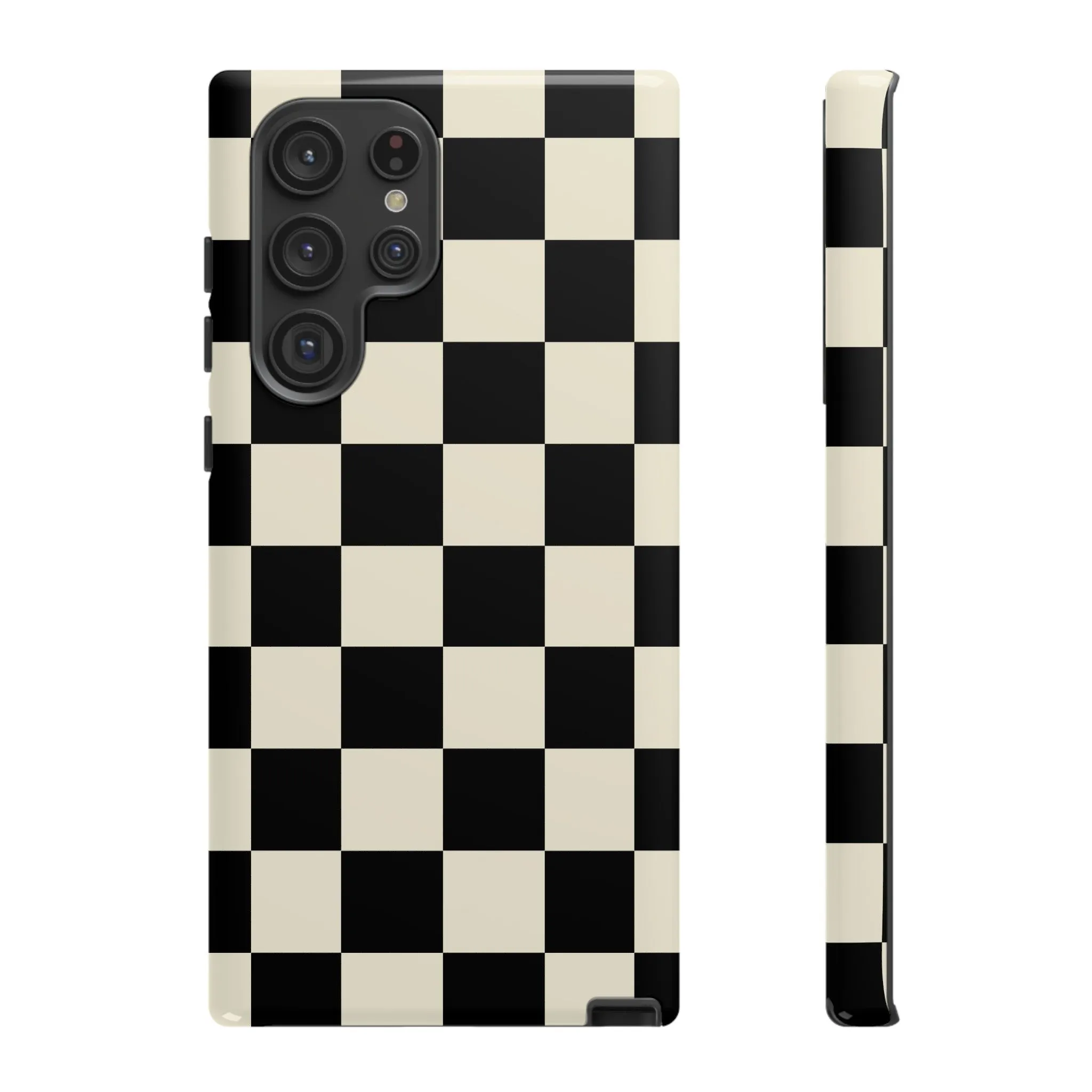 Checkered Blend | Black & White Case