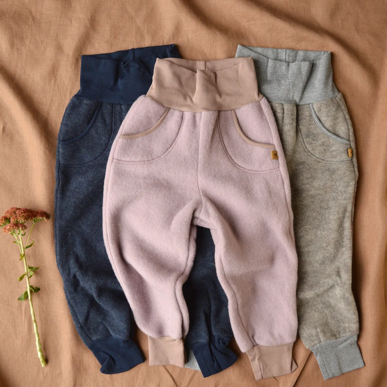 Child's Pants - 100% Organic Wool Fleece (2-6y)