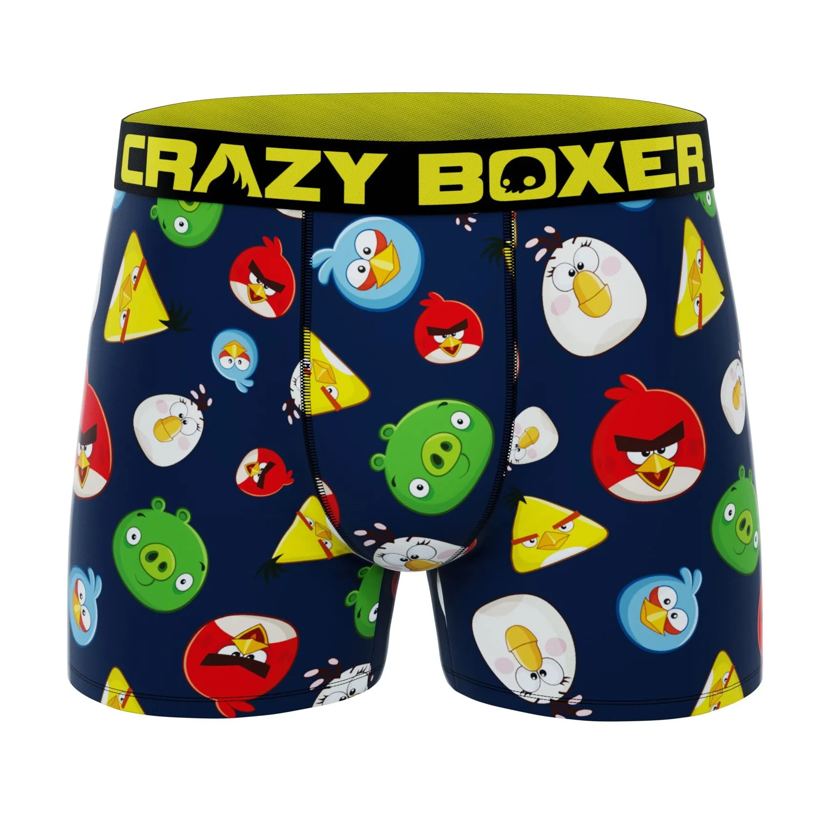 CRAZYBOXER Angry Birds All Characters  Men's Boxer Briefs (3 pack)