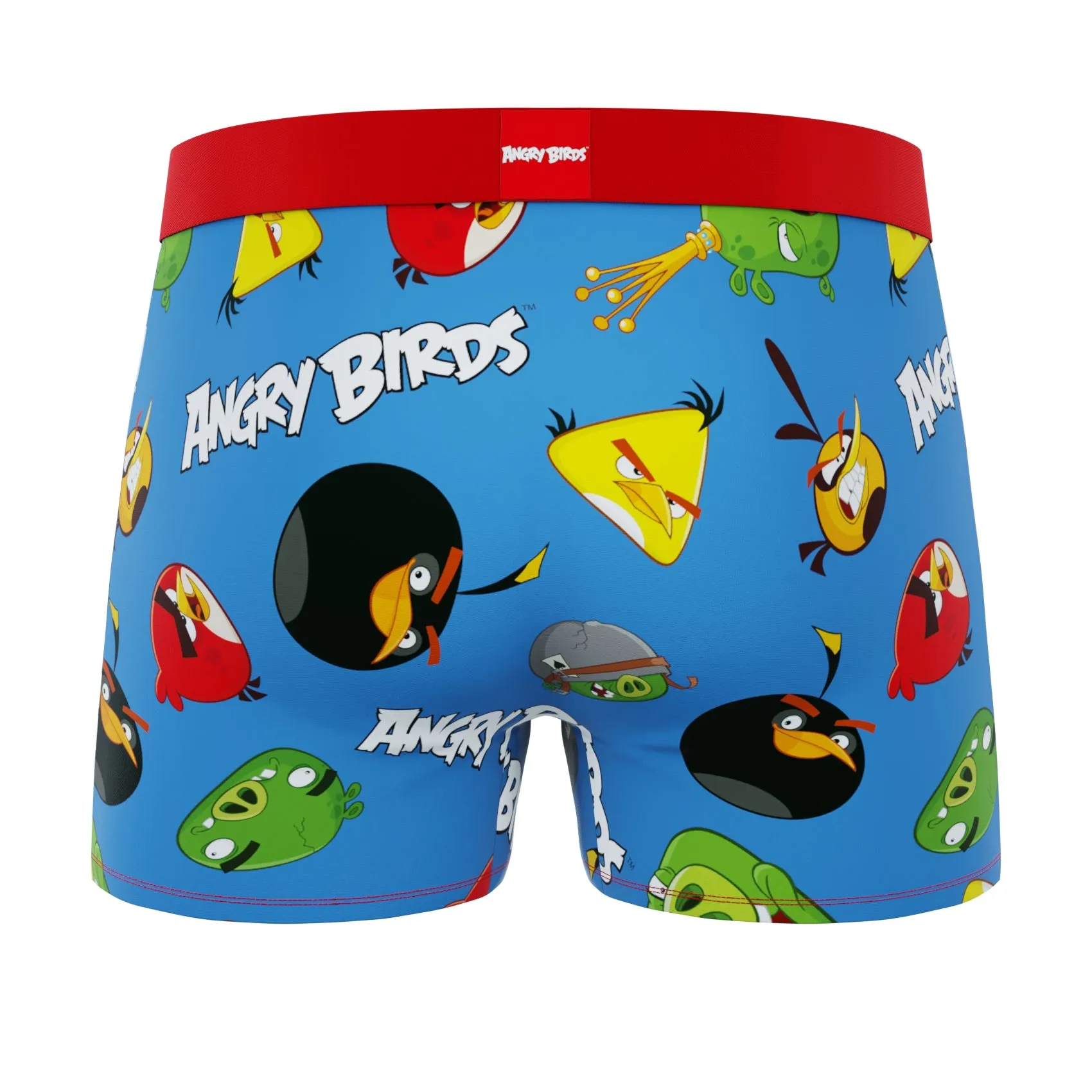 CRAZYBOXER Angry Birds All Characters  Men's Boxer Briefs (3 pack)