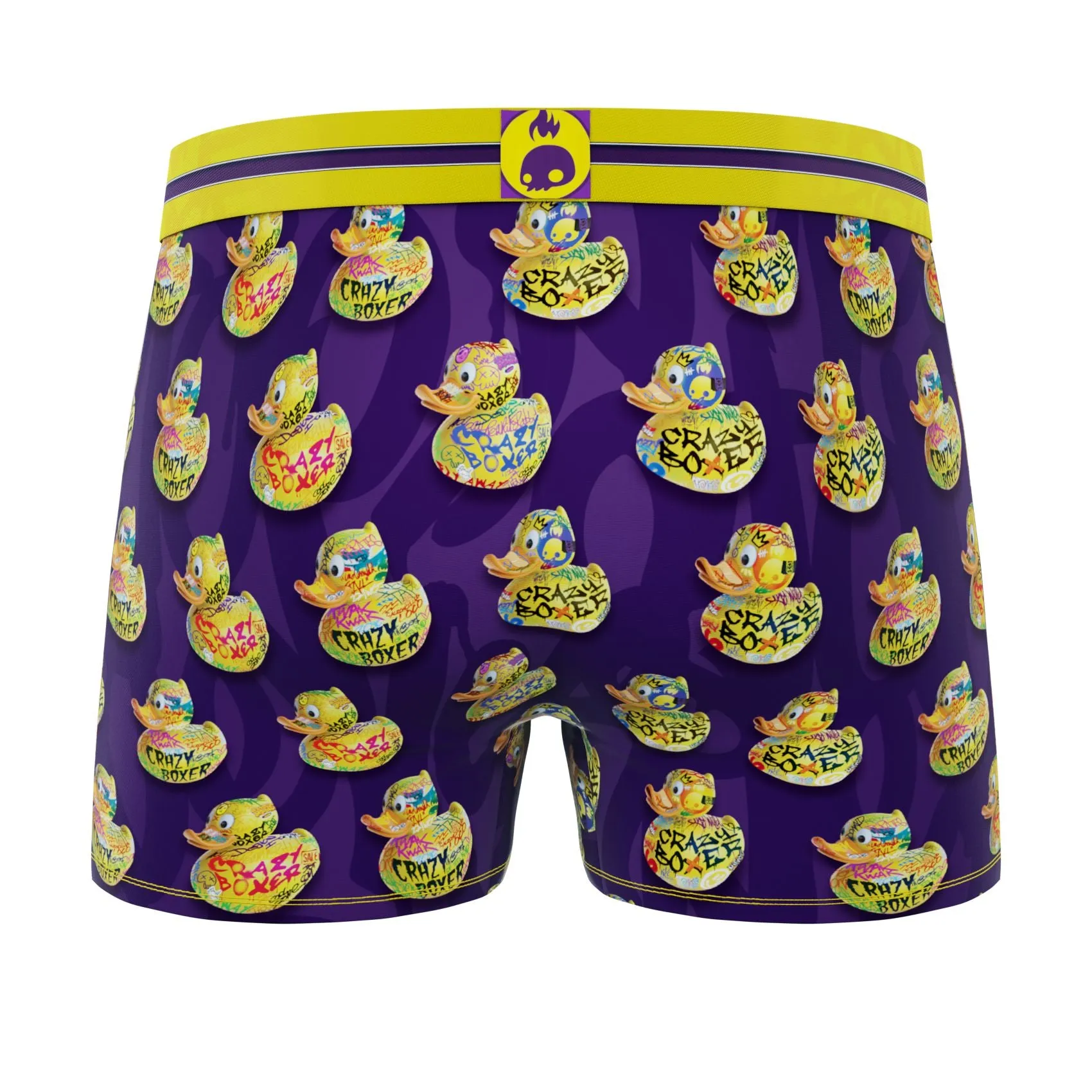 CRAZYBOXER Animals Flamingo Men's Boxer Briefs (2 pack)