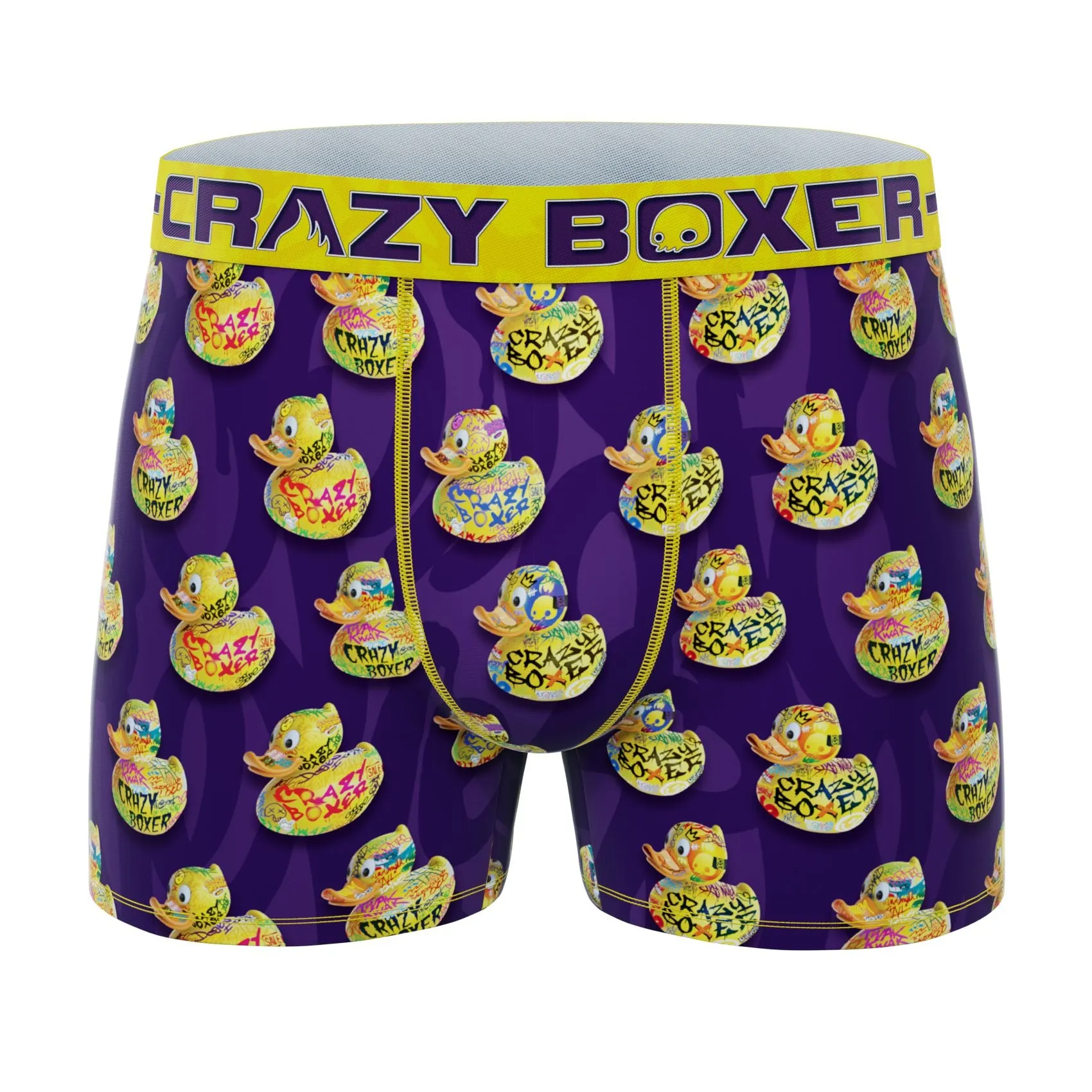 CRAZYBOXER Animals Flamingo Men's Boxer Briefs (2 pack)