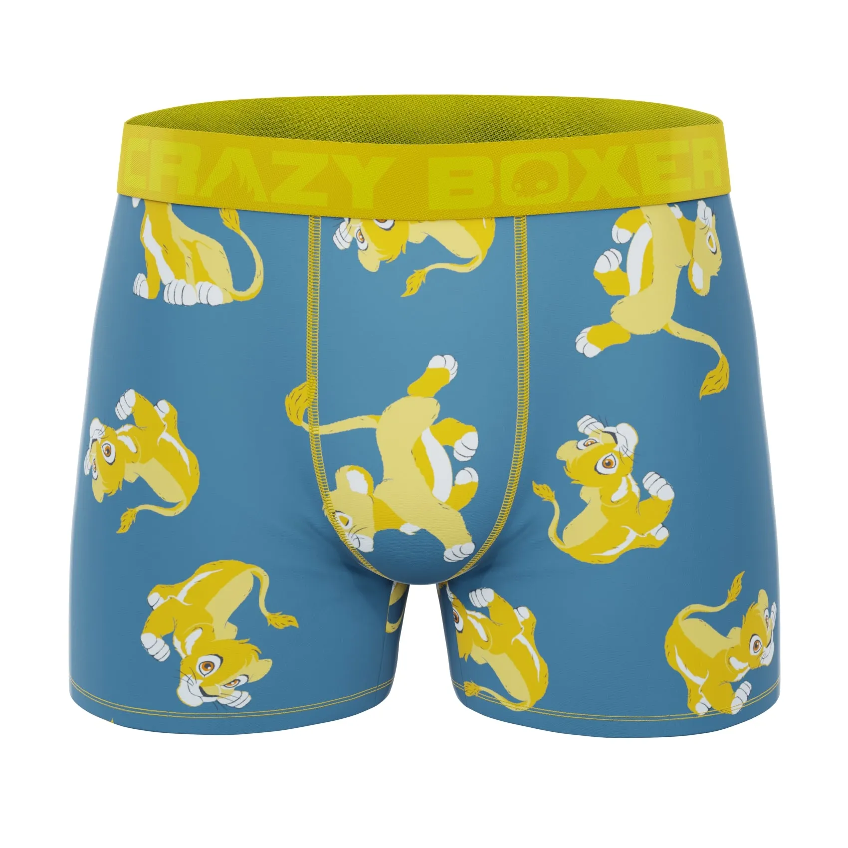 CRAZYBOXER Disney The Lion King Blue Men's Boxer Briefs (Creative Packaging)