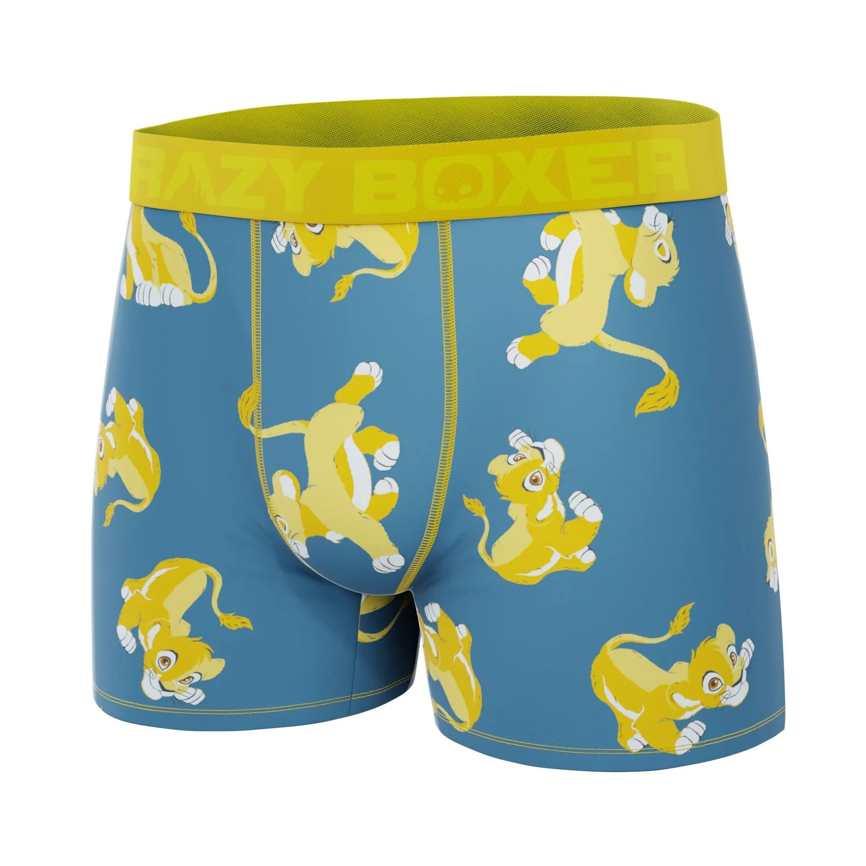 CRAZYBOXER Disney The Lion King Blue Men's Boxer Briefs (Creative Packaging)