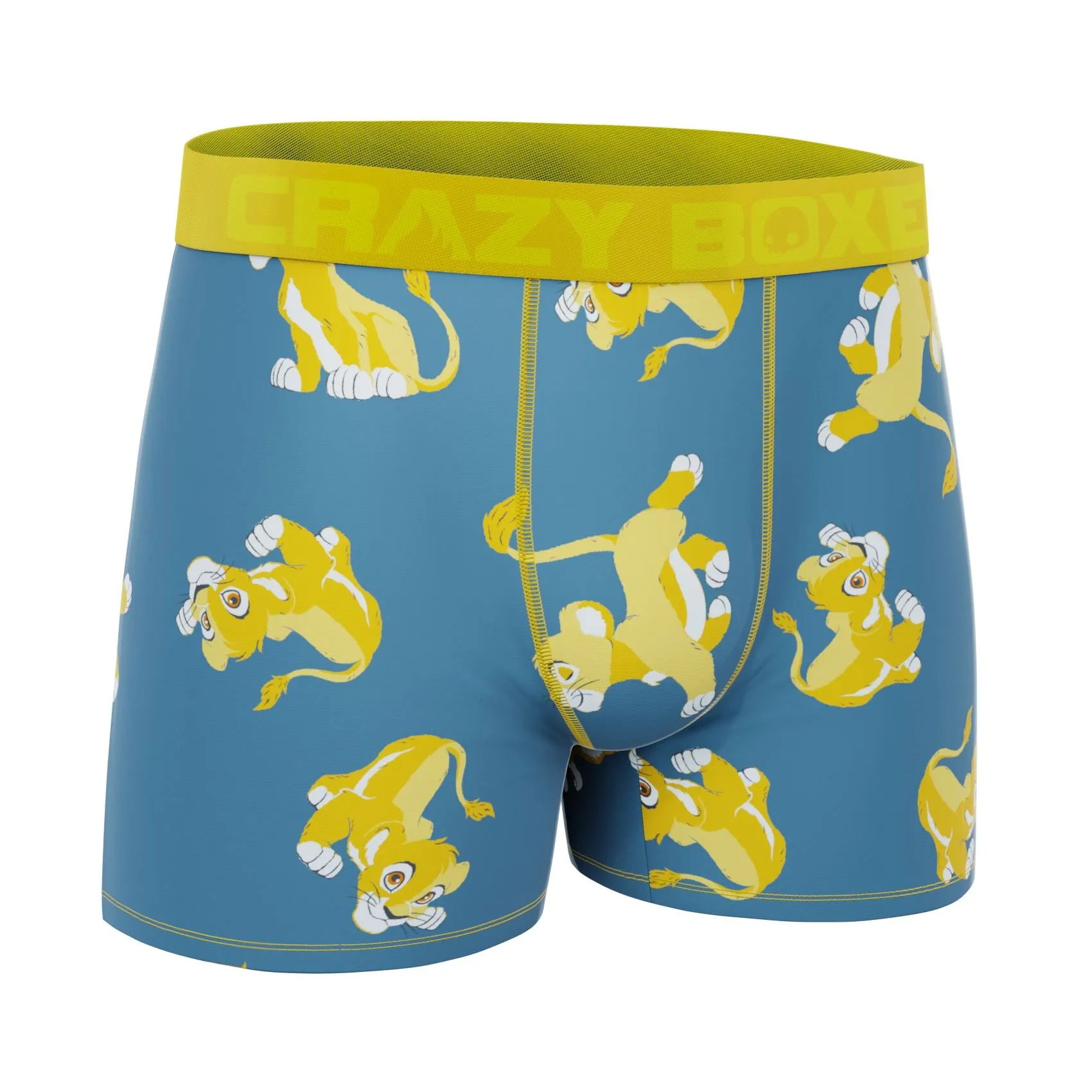 CRAZYBOXER Disney The Lion King Blue Men's Boxer Briefs (Creative Packaging)