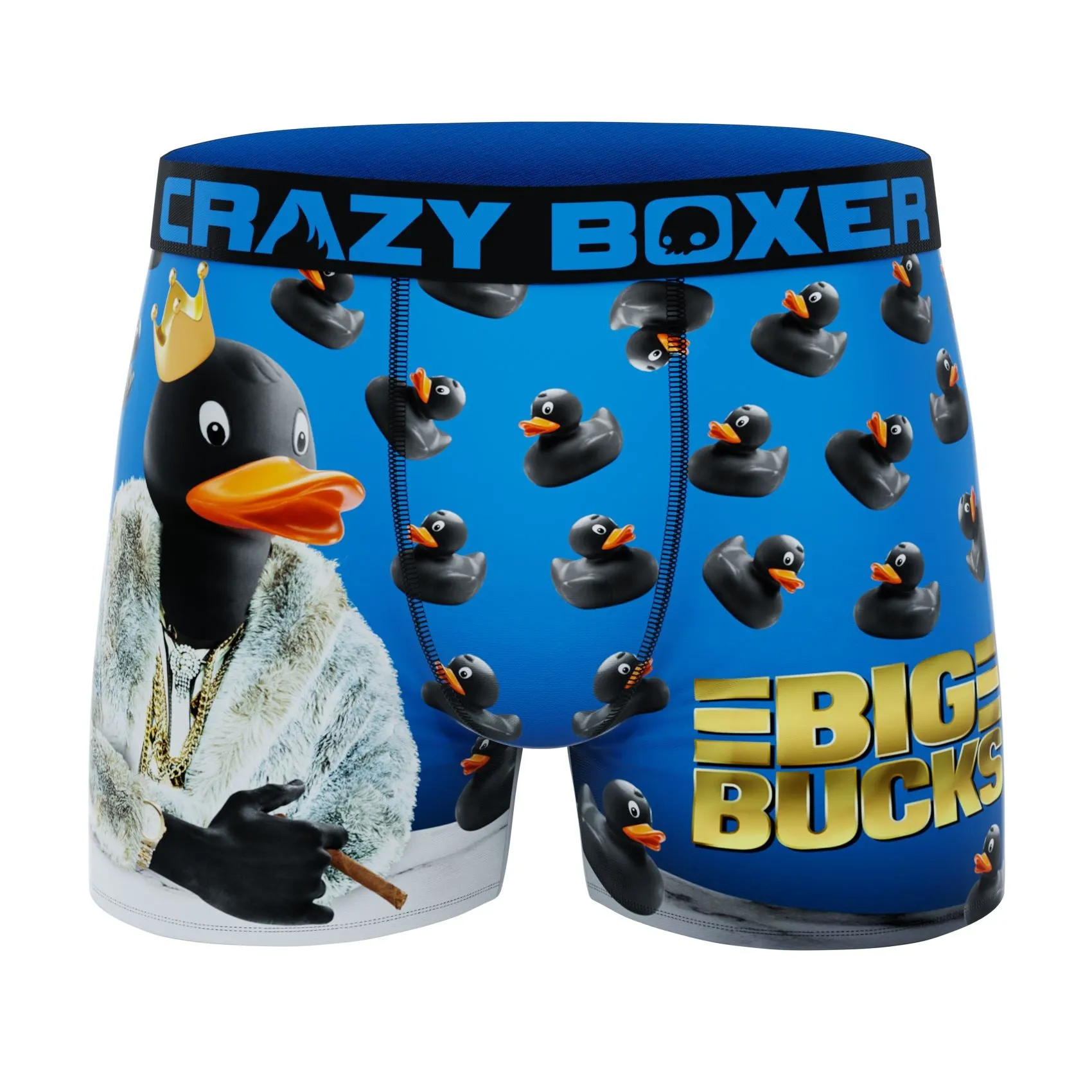 CRAZYBOXER Duck Flamingo Men's Boxer Briefs (3 pack)