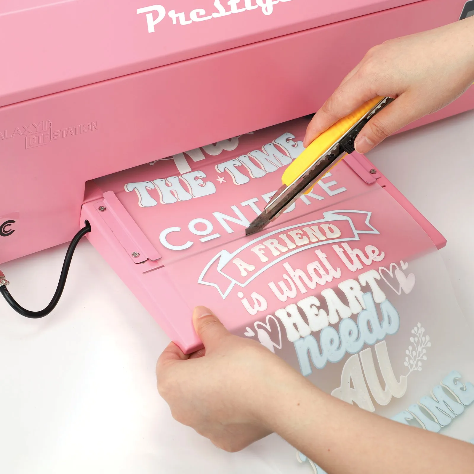 DTF Station Prestige A4 Curing Oven Bundle - Pink