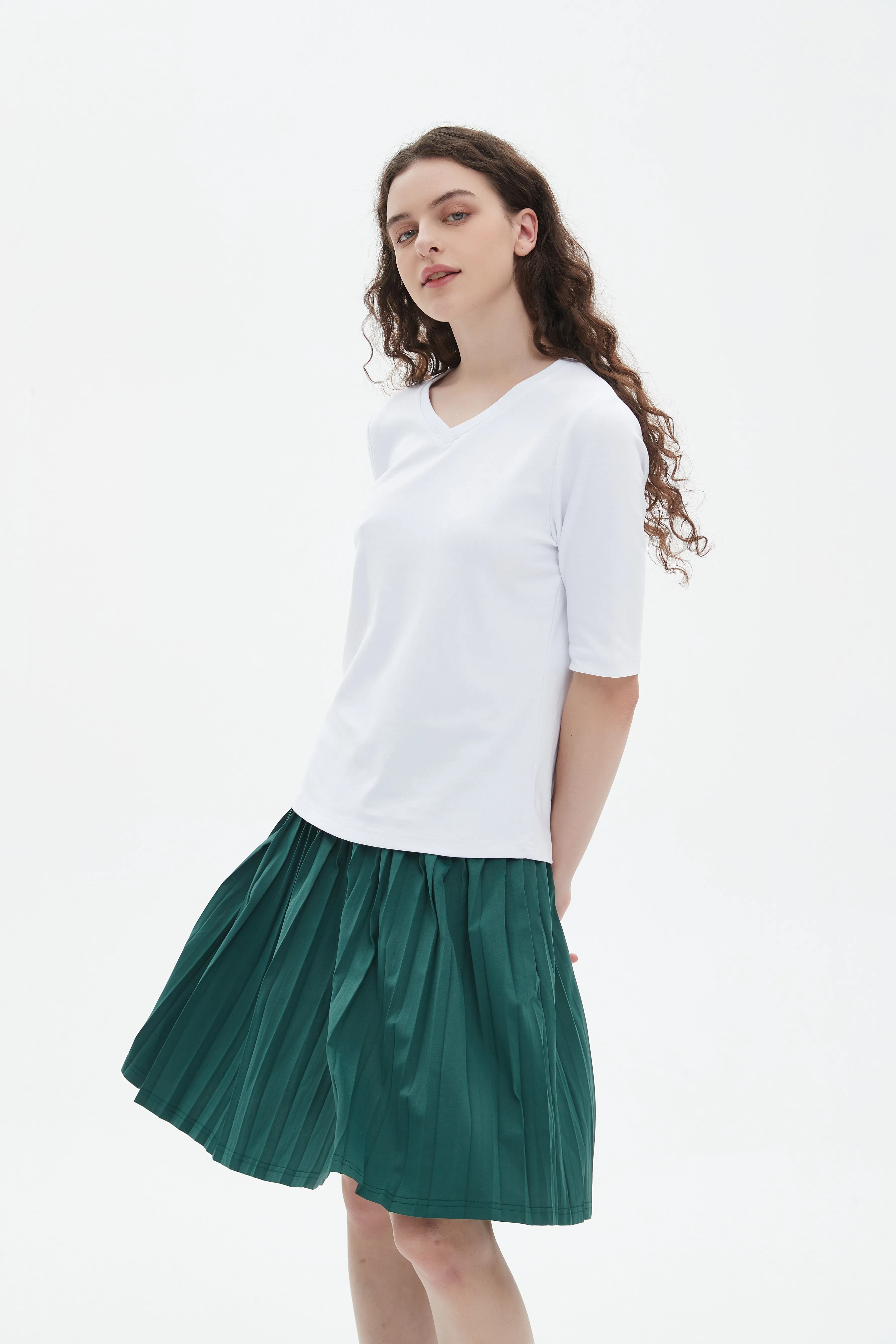 MM MINI PLEATS - HUNTER GREEN