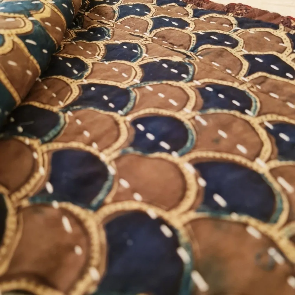 Patchwork Cotton Quilt Single Autumn Tide