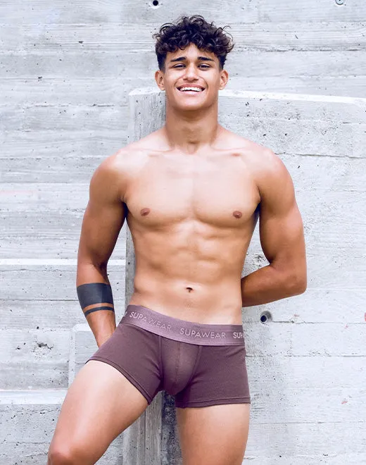 Ribbed Trunks Underwear - Peppercorn