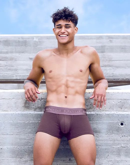 Ribbed Trunks Underwear - Peppercorn