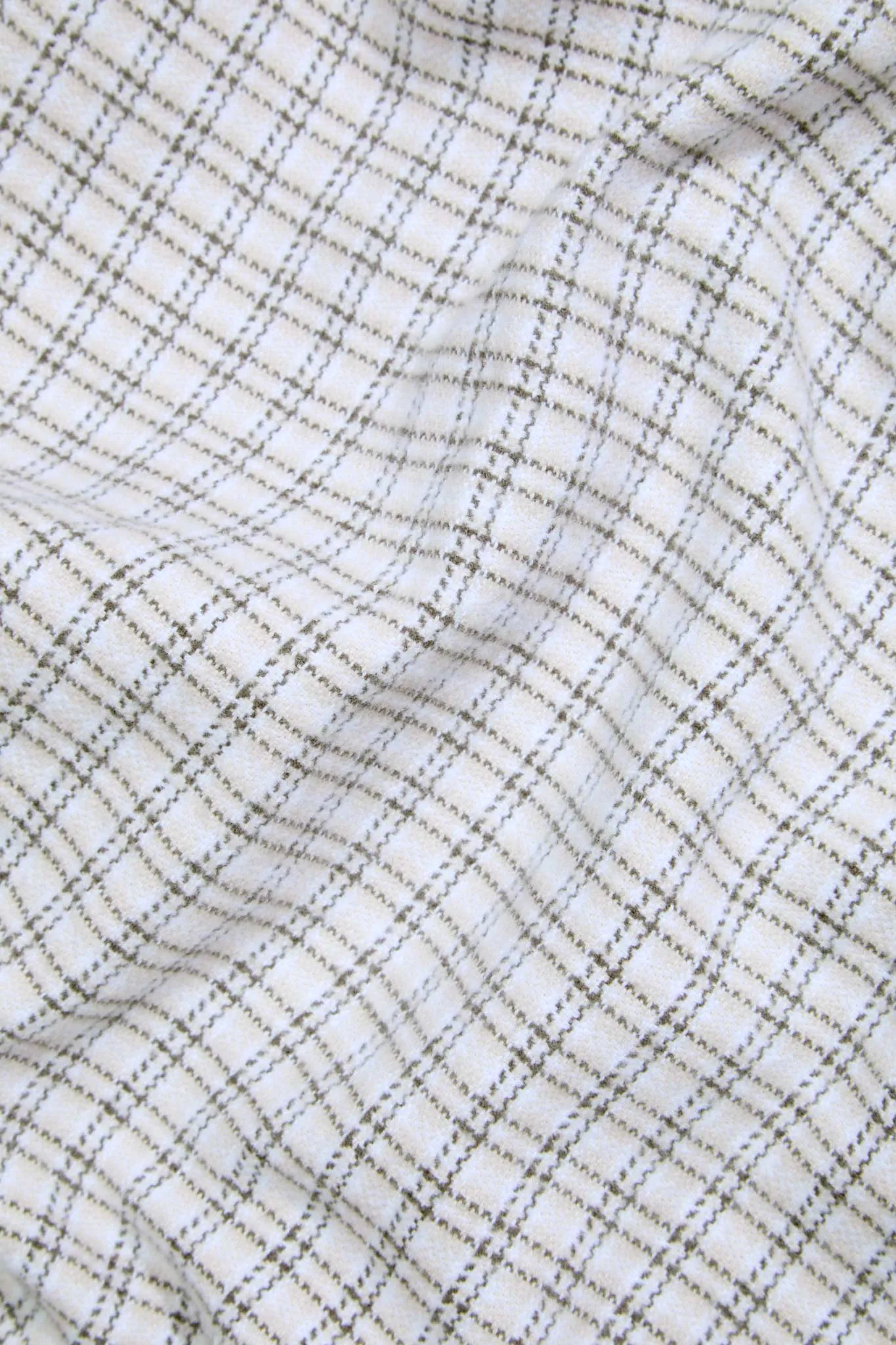 Seam Shirt - White Check