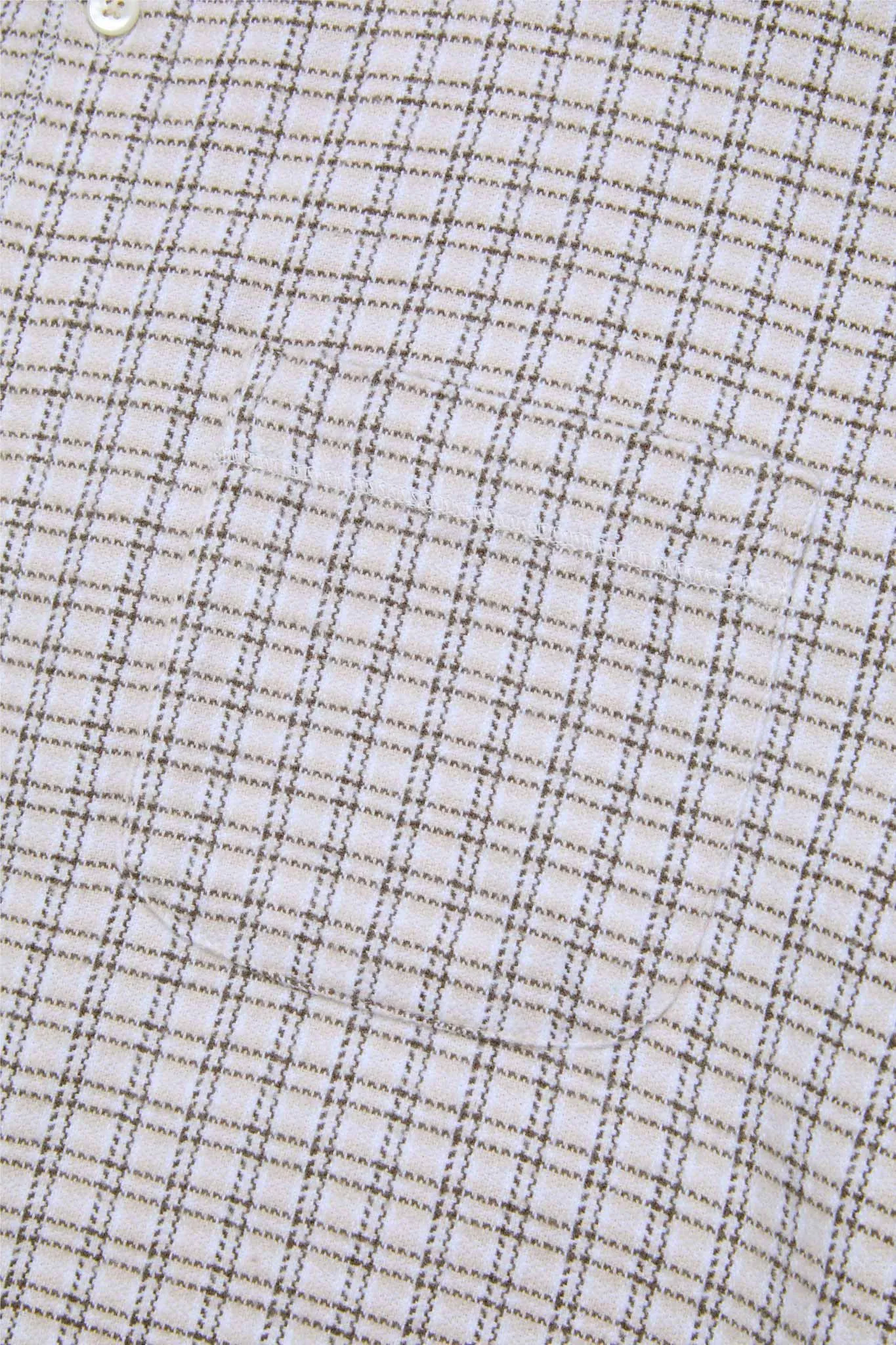 Seam Shirt - White Check