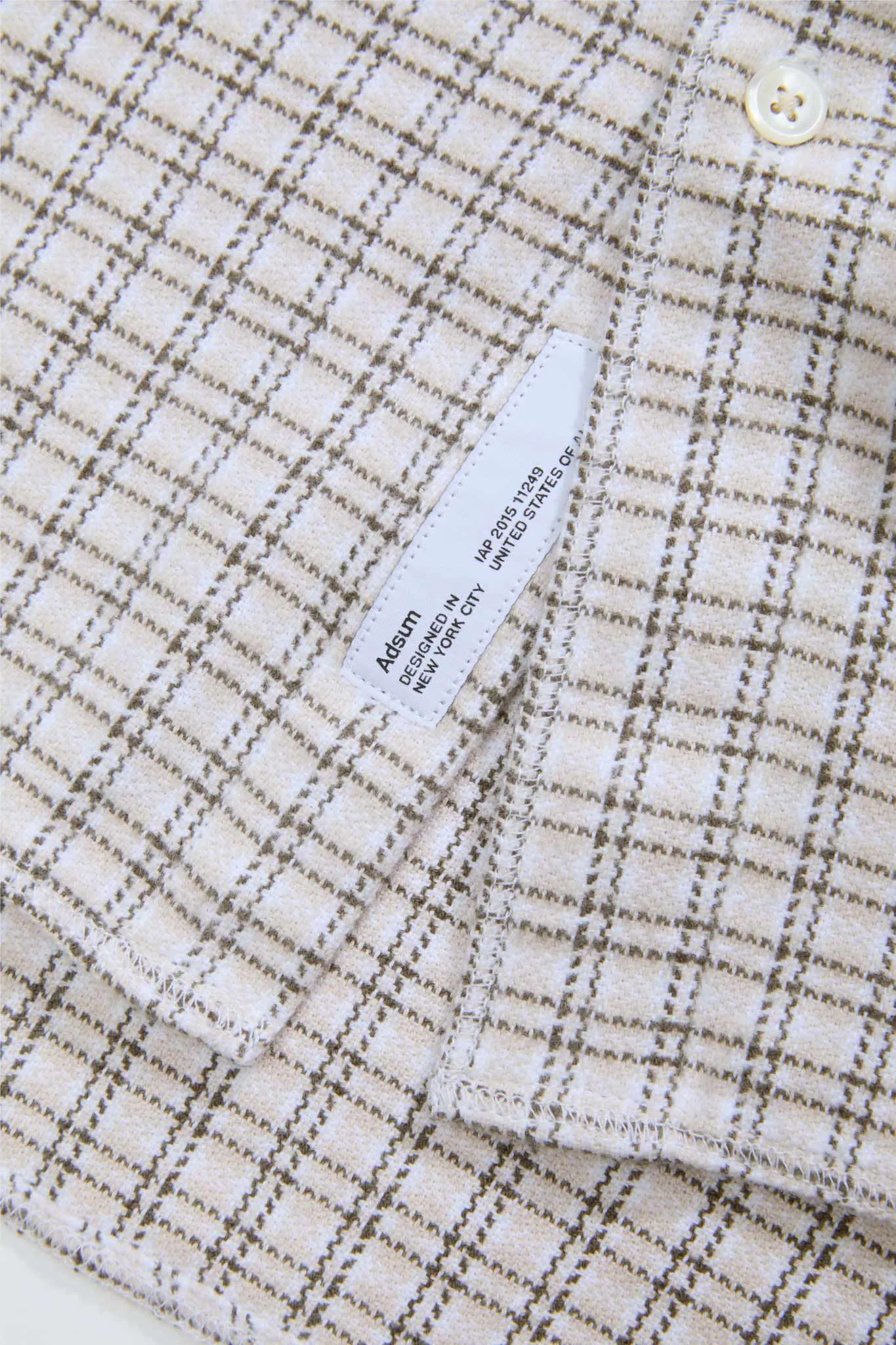 Seam Shirt - White Check