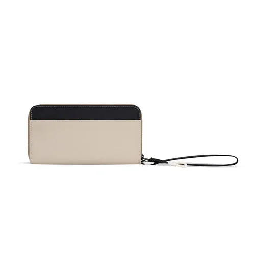 Sherpani Tulum Zip Wristlet Wallet in Con Leche Beige