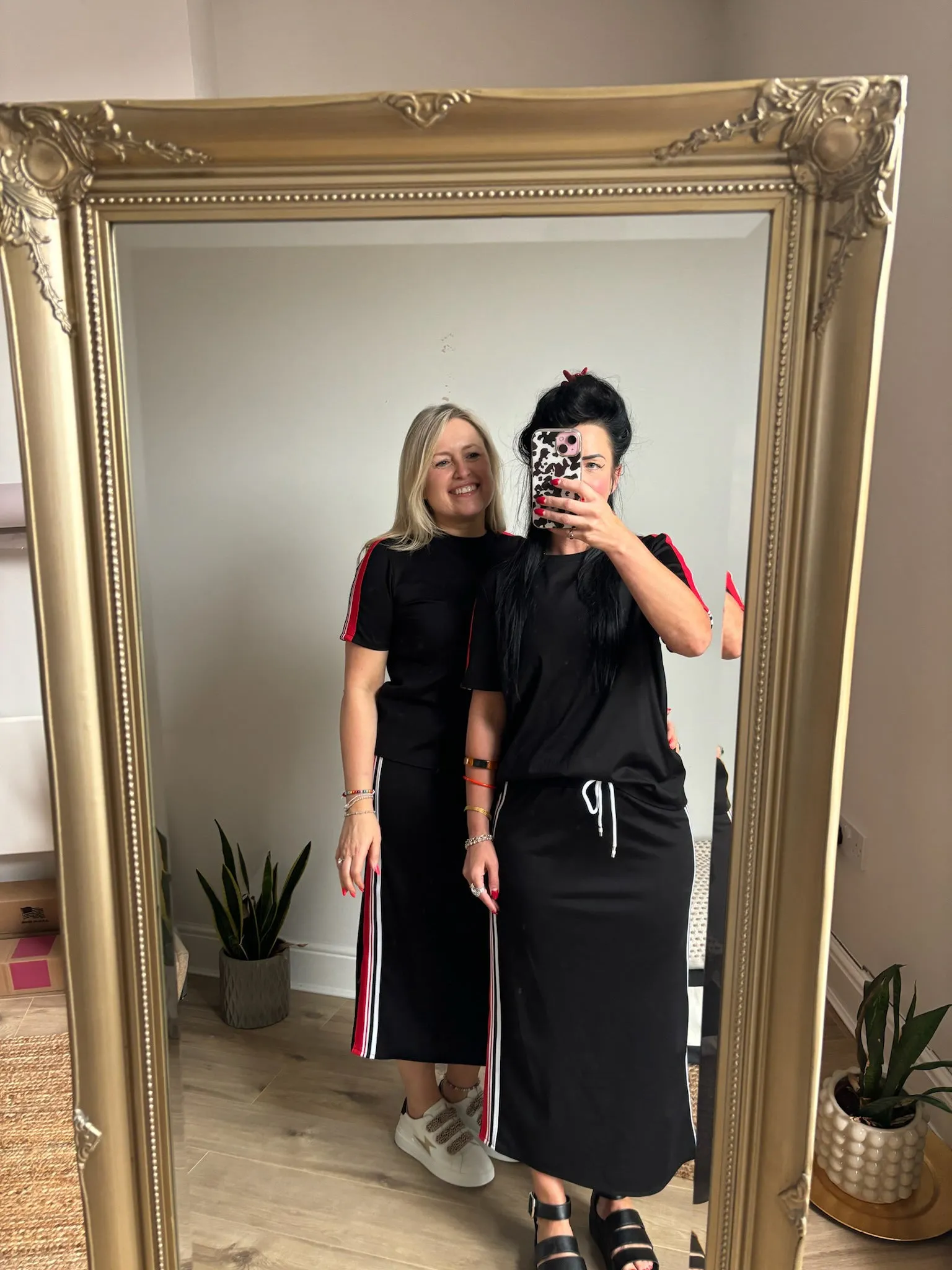 Short Sleeve T-Shirt and Skirt Set