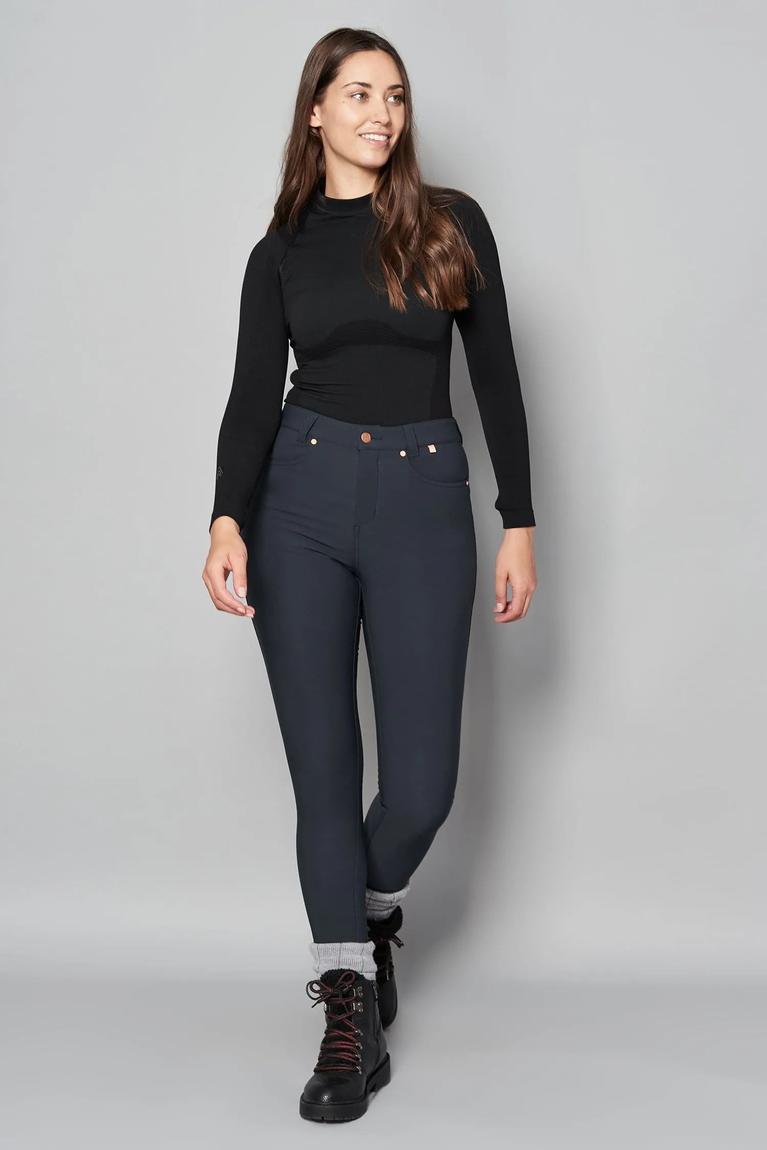 Thermal Skinny Outdoor Pants - Graphite
