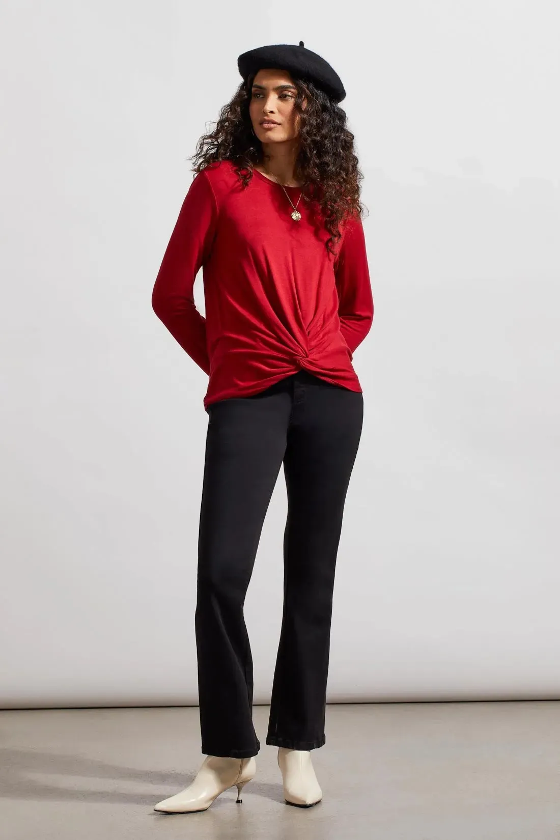 Tri 7947O Knot Front Top