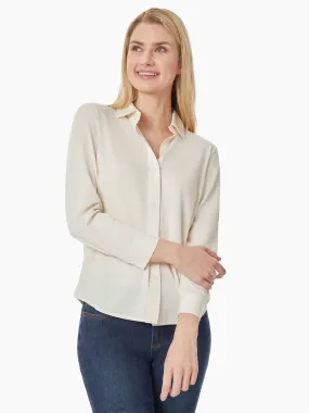Woven Trim Harmony Knit Shirt
